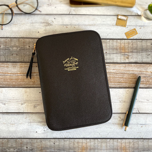 [TSL] Kurozan Leather Zip Organizer // Black